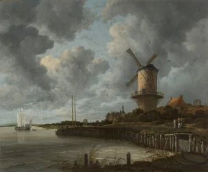 Holandés: El molino de viento de Wijk bij Duurstede