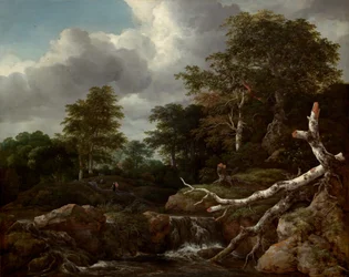 Escena del bosque, c. 1655