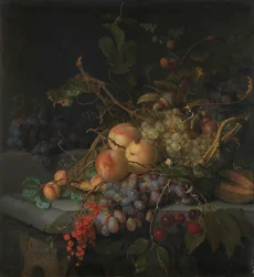 Bodegón con fruta