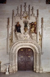 Anunciación, portal de la Sacristía