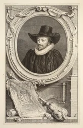 Retrato del Arzobispo Williams, Guardián del Sello, ilustración de 