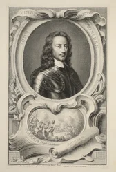 Retrato de John Hampden, ilustración de 