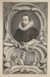 Retrato de Sir Francis Walsingham, ilustración de 