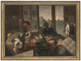 La llamada de San Mateo (óleo sobre lienzo)