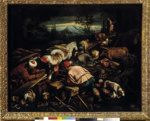 La construcción del Arca de Noé