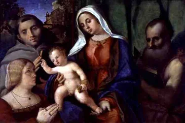 Sacra Conversazione con un donante