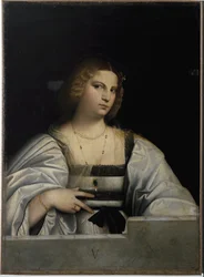Retrato de una dama, Alegoría de la Virginidad