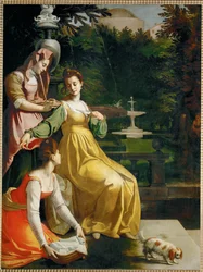 Susana en el baño (pintura sobre lienzo)