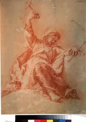 Alegoría de la fe (sanguine)