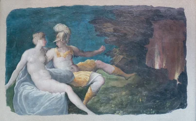 Venus y Marte, c.1566-68 (óleo sobre yeso transferido a lienzo)