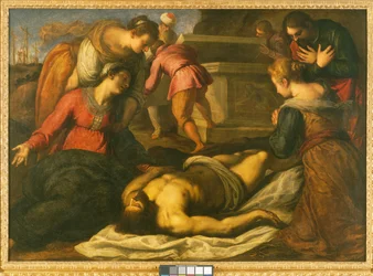 Lamentación sobre Cristo muerto, finales de la década de 1580 (óleo sobre lienzo)