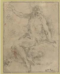 Juan Bautista sentado