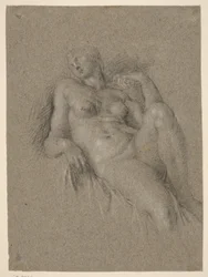 Copia de "Aurora" de Miguel Ángel, de la tumba de Lorenzo de Médici en la Sagrestia Nuova en S. Lorenzo, Florencia
