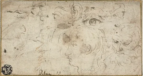 Bocetos de Cabezas, Ojos, Oreja y Boca