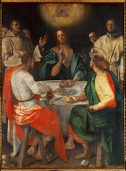 Cena de Emaus (óleo sobre madera)