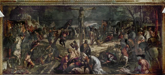 Crucifixión (óleo sobre lienzo)