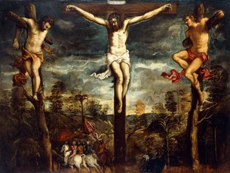 La crucifixión, 1554-55