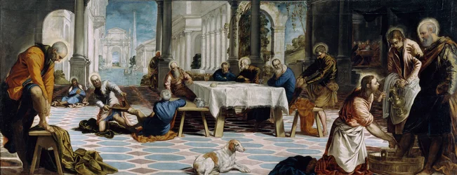 El lavado de los pies, c.1547