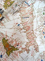 Italia y Sicilia, (detalle)