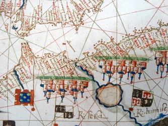 Mapa renacentista de Europa, Jacopo Russo (después) 1528