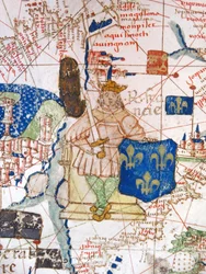 Mapa renacentista de Europa, Jacopo Russo (después) 1528