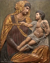 Madonna y niño, c. 1550