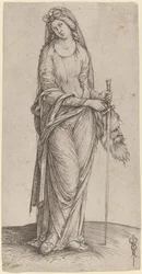 Judith sosteniendo la cabeza de Holofernes