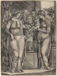 Gran sacrificio a Príapo, c. 1499-1501