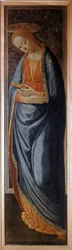 Predela de la Anunciación representando a la Virgen