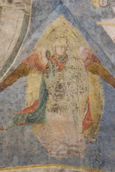Alegoría de la Fortaleza, Detalle de la bóveda (fresco)