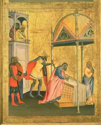 El martirio de San Mateo, del retablo de San Mateo y escenas de su vida, c.1367-70