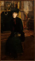 Francés: Portrait de Mary Cassat (1845-1926), peintre