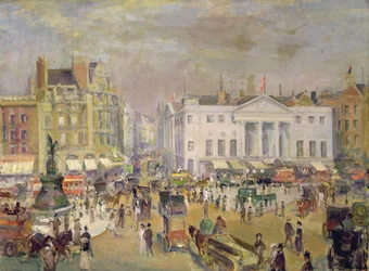 Piccadilly Circus, c.1908-9 (óleo sobre lienzo)