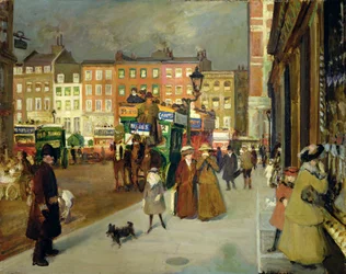Sloane Street, Londres, c.1908-09 (óleo sobre lienzo)
