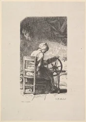 La hilandera