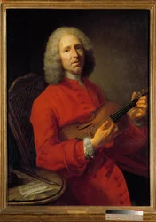 Retrato de Jean-Philippe Rameau (1683-1764), compositor francés. Retrato por Jacques Andre Joseph Ave, llamado el Camelot o Avet el Batavo (1702-1766). Museo de Bellas Artes de Dijon