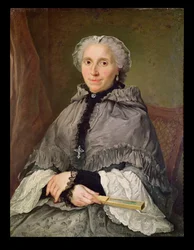 Retrato de una mujer en gris