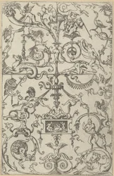 Panel grotesco, 1550