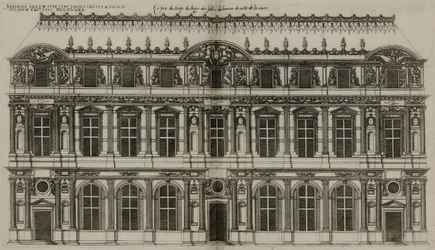 La fachada de Pierre Lescot publicada en 1576