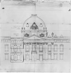Diseño para la Ecole Militaire en París, 1769