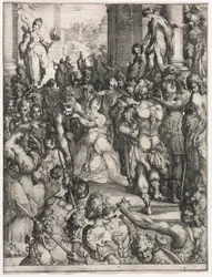 El martirio de Santa Lucía