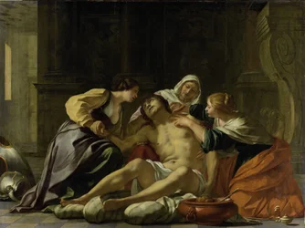 San Sebastián atendido por Irene y sus ayudantes