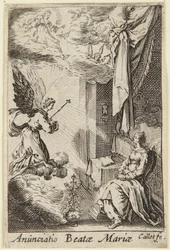 Anunciación, de la serie La Vie de la Sainte Vierge (La vida de la Virgen)