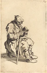 Mendigo comiendo, c.1622