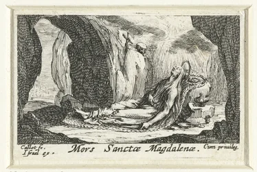 De dood van María Magdalena Muerte de Santa Magdalena (título sobre el objeto) De boetvaardige heiligen (título de la serie)