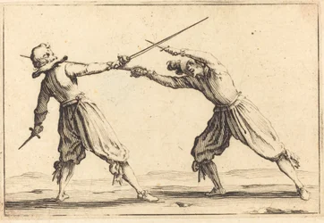 Duelo con espadas y dagas