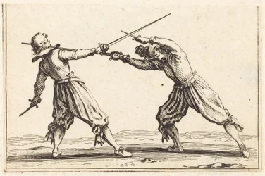 Duelo con espadas y dagas