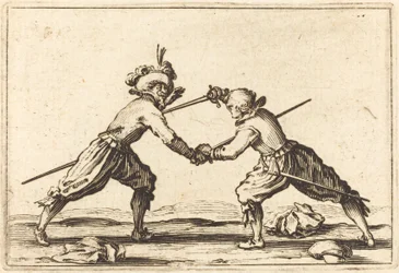 Duelo con espadas, c. 1622