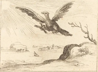 Águila y crías