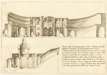 Elevación de la capilla de la Invención de la Cruz